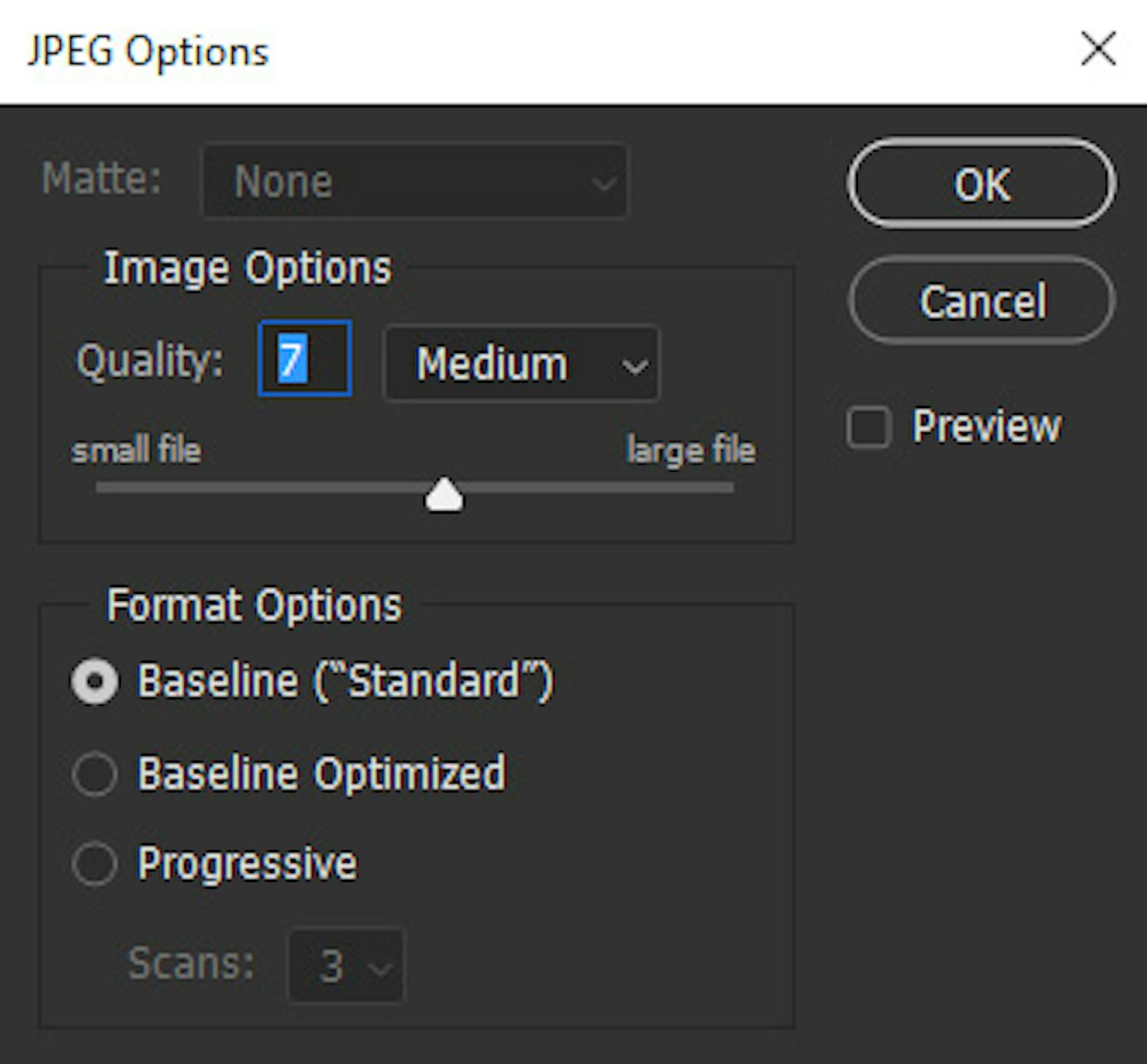 jpeg options i photoshop cZrg63mlF0 JPEG-asetukset Photoshopissa.